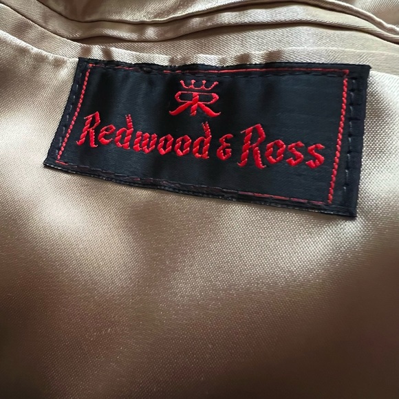 VTG NWT  Redwood & Ross Pure Wool Men’s Trench Coat style. Sz.44L - Picture 8 of 9